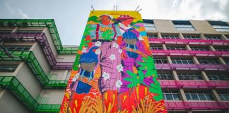 Juiz de Fora ganha nova obra de arte em grande escala do artista Wes Gama Juiz de Fora ganha nova obra de arte em grande escala do artista Wes Gama