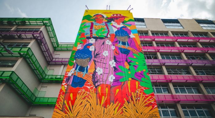 Juiz de Fora ganha nova obra de arte em grande escala do artista Wes Gama Juiz de Fora ganha nova obra de arte em grande escala do artista Wes Gama