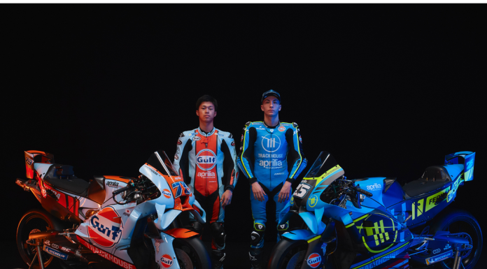 Gulf e Trackhouse apresentam pintura para a abertura da temporada 2026 do MotoGP