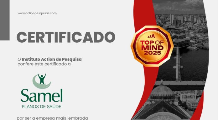 Grupo Samel é Top of Mind 2025 em duas categorias