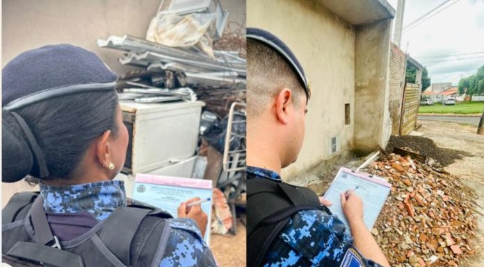 Botucatu: Entulho e móveis descartados em calçadas geram autuações a moradores do Jardim Peabiru