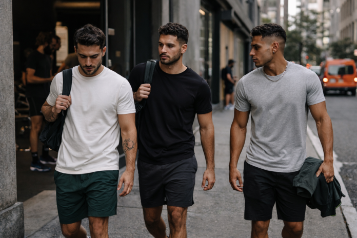 Muscle Shirt consolida tendência na moda masculina Muscle Shirt consolida tendência na moda masculina