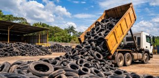 Importadores recolhem 384 mil toneladas de pneus em 2025