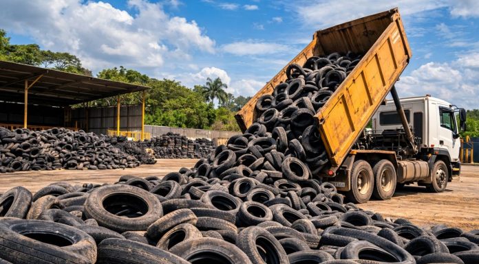 Importadores recolhem 384 mil toneladas de pneus em 2025