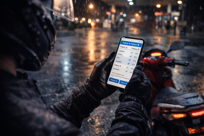 Seguro de moto: coberturas e preço orientam busca na web