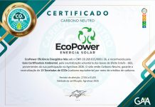 Neutralização de GEE: EcoPower é certificada na Agrishow