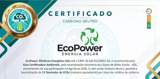 Neutralização de GEE: EcoPower é certificada na Agrishow