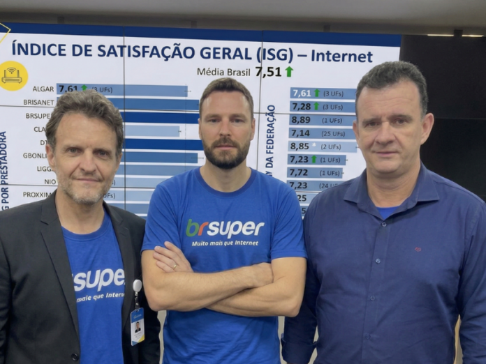 BrSuper Internet lidera ranking de satisfação da Anatel