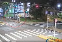 Ponto de ônibus é alvo de vandalismo na região central de Botucatu