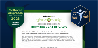 Procjus é classificada para o Prêmio Reclame AQUI 2026 Procjus é classificada para o Prêmio Reclame AQUI 2026