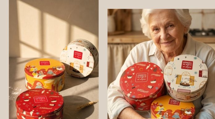 Vó Alzira traz latas colecionáveis para o Dia das Avós