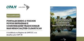 LACLIMA lança relatório sobre povos indígenas pós-COP30