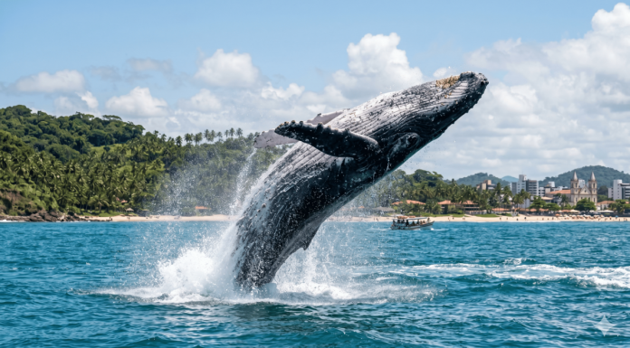 Ilhéus atrai turistas na temporada das jubartes