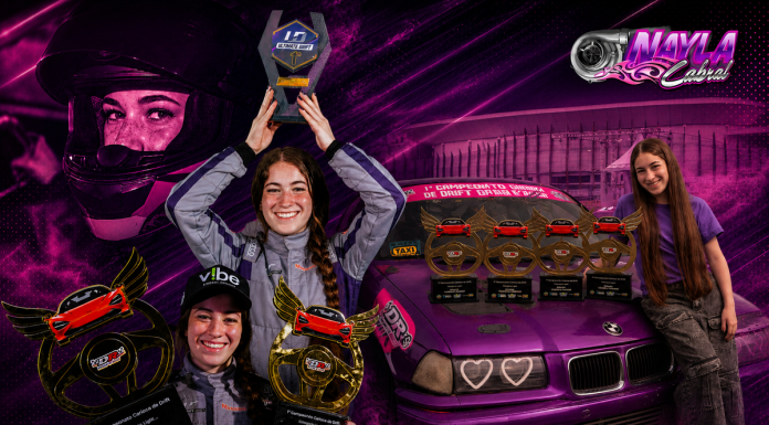 Piloto amplia presença feminina no Drift