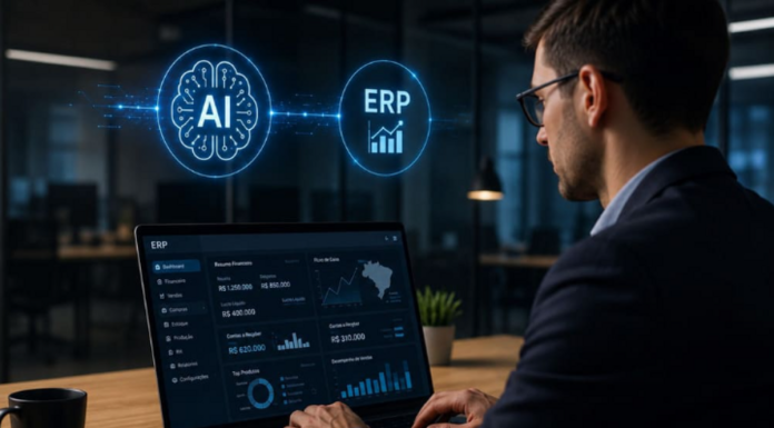 Uso de IA dobra em empresas brasileiras e impulsiona o ERP Uso de IA dobra em empresas brasileiras e impulsiona o ERP