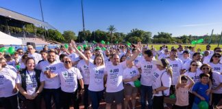 Hospital faz caminhada por 300 transplantes renais