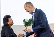 Luiza Helena Trajano recebe o South Summit Leadership Award