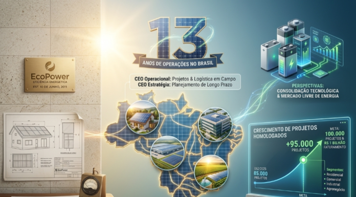 EcoPower comemora 13 anos no mercado de energia solar