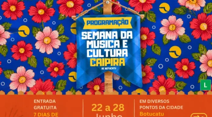 Botucatu: Semana da Música e Cultura Caipira 2026 celebra tradições, arte e identidade cultural com programação gratuita