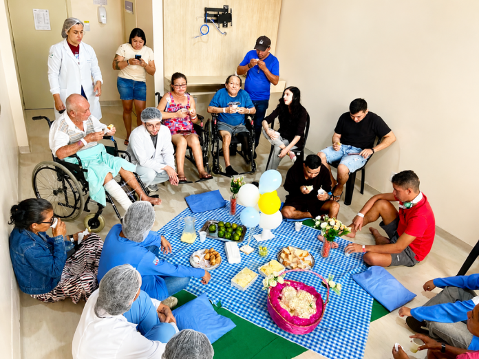 Hospital paraense promove piquenique para pacientes Hospital paraense promove piquenique para pacientes