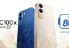 A realme lança C100x com bateria de 8.000 mAh no Brasil