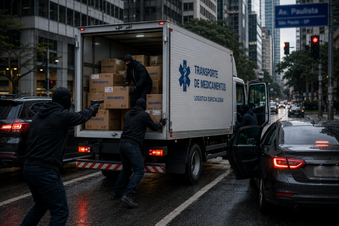 Roubo de cargas muda de perfil e mira medicamentos Roubo de cargas muda de perfil e mira medicamentos