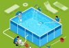 Instalação elétrica de piscina exige cuidados específicos