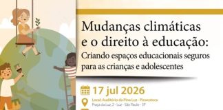 Evento discute escolas resilientes às mudanças climáticas