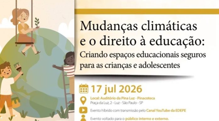Evento discute escolas resilientes às mudanças climáticas