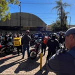 Motoboys e entregadores fazem manifestação por melhores condições de trabalho em Botucatu