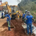 Botucatu: Obras na Estrada Geraldo Biral começam com implantação do sistema de drenagem