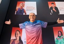 Huawei comemora um ano de loja com Vanderlei Cordeiro