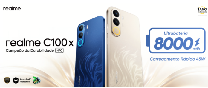 Dia dos Pais: realme anuncia C100x com R$ 300 de desconto Dia dos Pais: realme anuncia C100x com R$ 300 de desconto