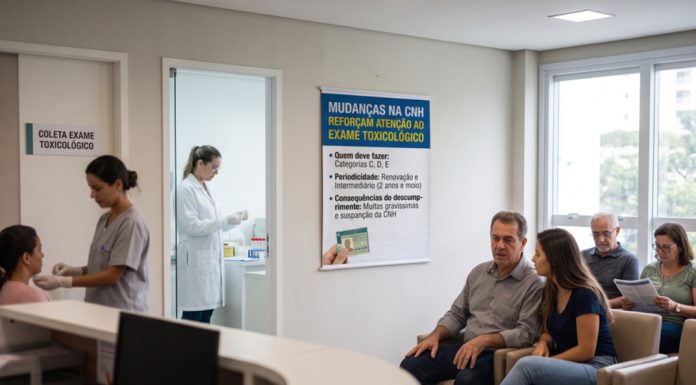Mudanças na CNH reforçam atenção ao exame toxicológico Mudanças na CNH reforçam atenção ao exame toxicológico