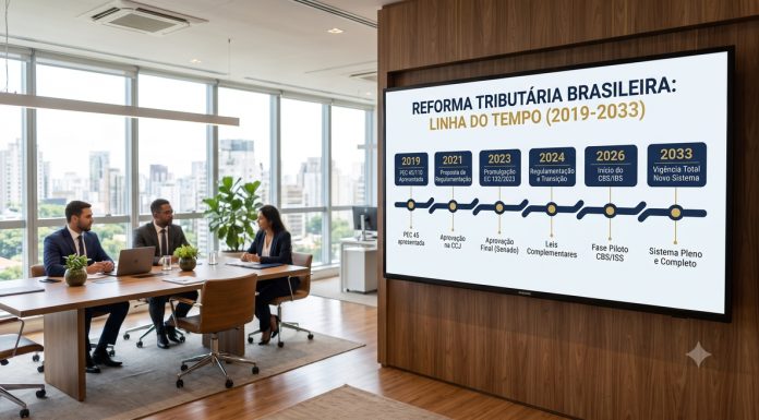 Reforma tributária orienta empresas com linha do tempo