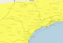 Estado de SP tem alerta para tempestades, ventos de até 60 km/h e possibilidade de granizo nesta quarta-feira