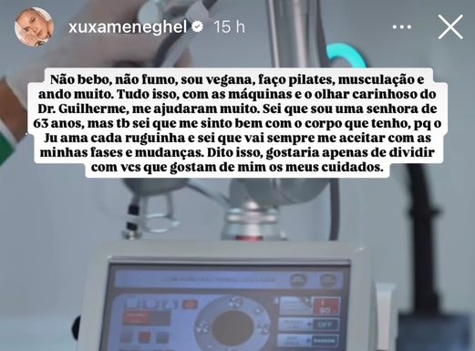 Laser de CO2 Neoxel ganha destaque com Xuxa