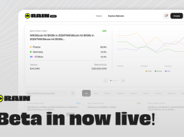 Rain Trade adota modelo descentralizado em mercados preditivos