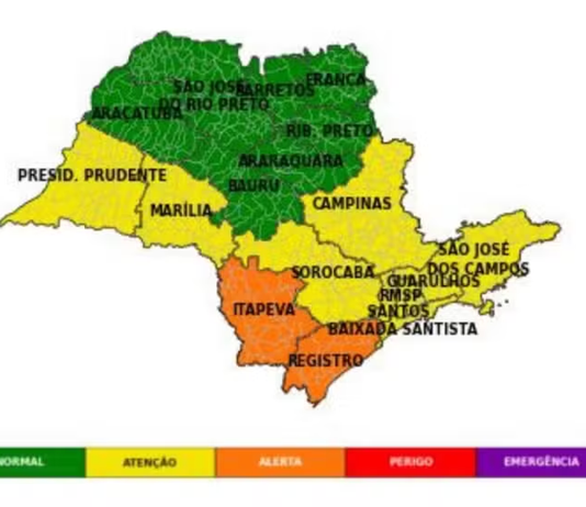 Defesa Civil alerta para calor e pancadas de chuva com raios e rajadas de vento no interior de SP
