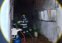 Botucatu: Incêndio atinge casa e mobiliza três equipes de atendimento