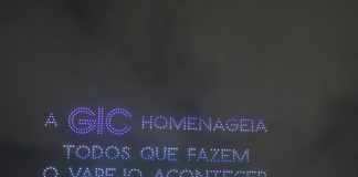 Show de drones da GIC homenageia Varejo e ABRAS