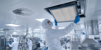 Filtros de ar industriais reduzem riscos em salas limpas