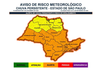 Chuva deve persistir no interior de SP e Defesa Civil alerta para risco de deslizamentos e alagamentos