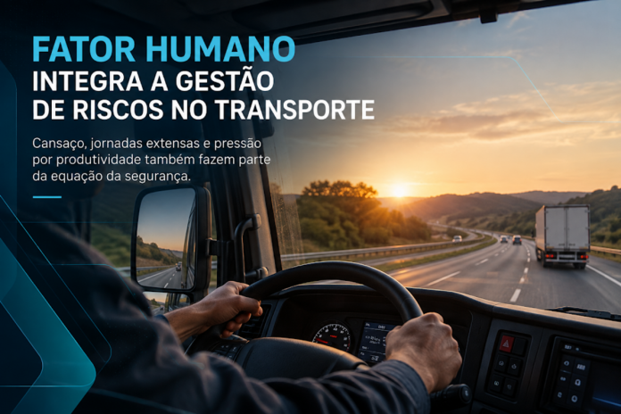 Fator humano integra a gestão de riscos no transporte Fator humano integra a gestão de riscos no transporte