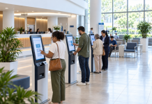 Totens de autoatendimento reduzem filas na saúde