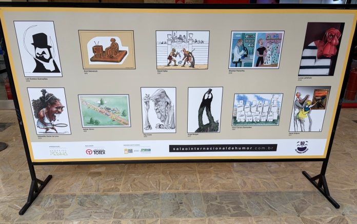Mostra “50 Anos de Humor Gráfico” termina em 18 de outubro Mostra “50 Anos de Humor Gráfico” termina em 18 de outubro