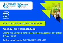 ABES-SP debate inovação e segurança hídrica na Fenasan 2026 ABES-SP debate inovação e segurança hídrica na Fenasan 2026