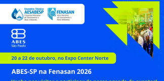 ABES-SP debate inovação e segurança hídrica na Fenasan 2026