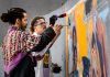 Campos Culturais transforma quadra em arte em Santos Dumont Campos Culturais transforma quadra em arte em Santos Dumont