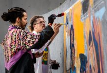 Campos Culturais transforma quadra em arte em Santos Dumont